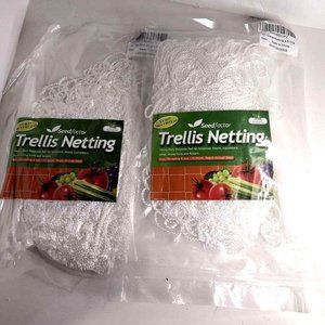 2 pack ,5x15 Ft Trellis Netting for Climbing Plants 6 in reach through m…